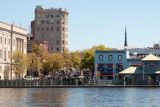 Water front buildings in Wilmington, NC